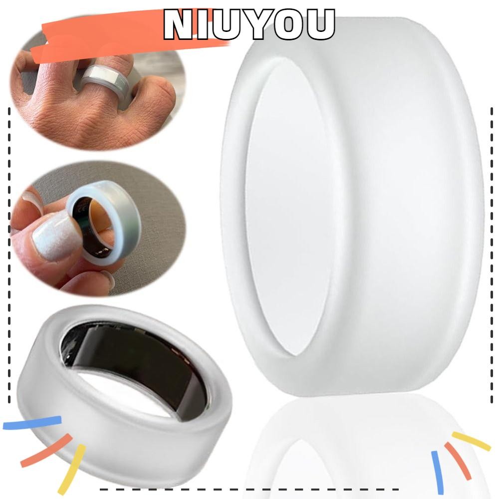 NIUYOU ฝาครอบซิลิโคนสำหรับแหวน Oura แบบกันกระแทกทนทาน ใช้งานกับ Oura Ring Gen 3