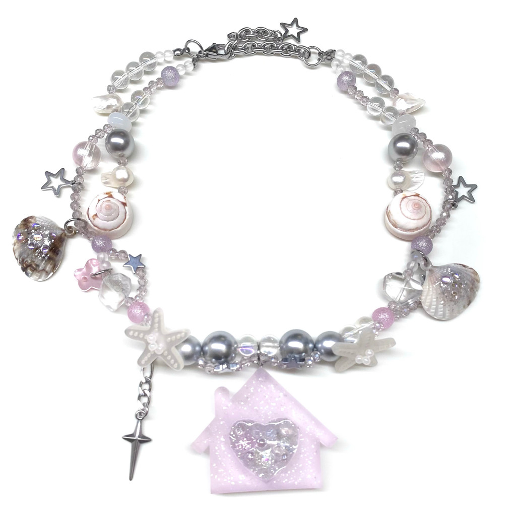 Pocketbabe สร้อยคอแฮนด์เมดต้นฉบับ90s/y2k/มิลเลนเนียม/ins