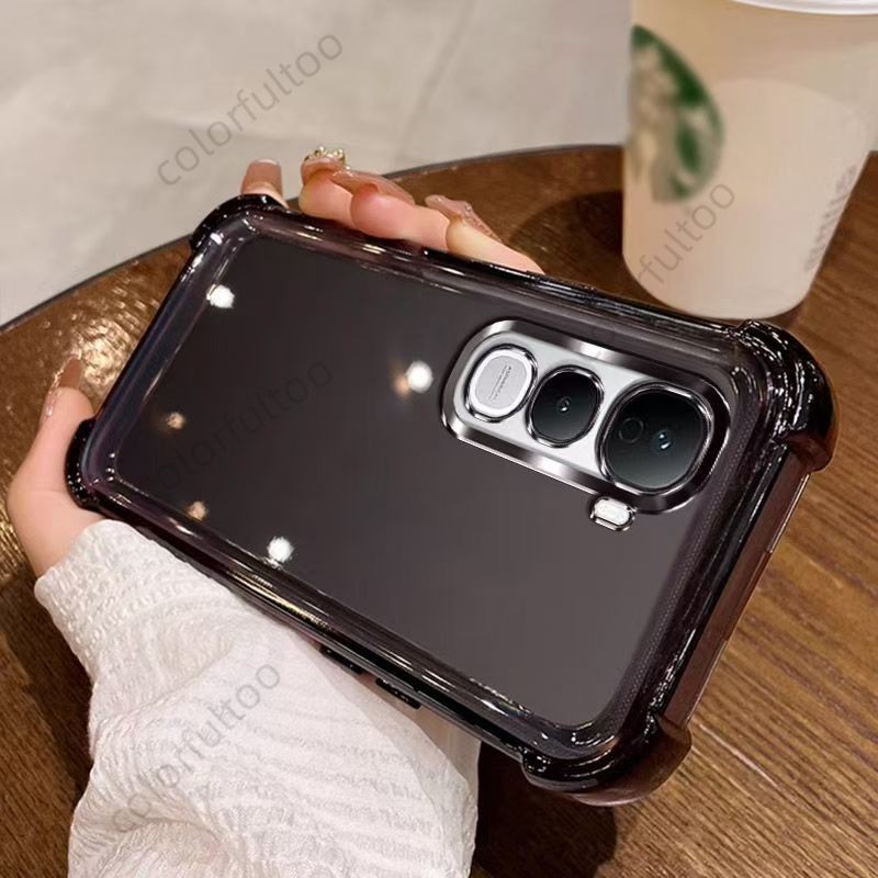 Vivo Y21d 2025 สําหรับ Vivo Y21d Y 21D VivoY21d 4G 5G ชุบซิลิโคน TPU นุ่มกันกระแทกใสนุ่มเคสโทรศัพท์ Anti Fall Drop ป้องกันปกหลัง - รูปที่ 6
