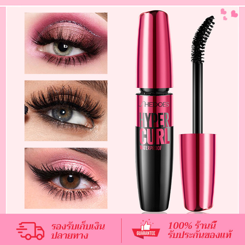 CORNER🎀Mascara Waterproof🎀มาสคาร่าสีดำ กันน้ำ กันเหงื่อ ติดทนนาน ป้องกันรอยเปื้อน ไม่เลอะ 9ml จำหน่ายในไทย