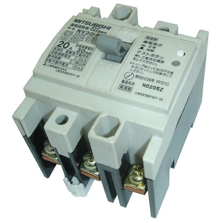 ของแท้ Mitsubishi NF30-FA NV30-FA 2P 3P 5A10A 15 20 30A