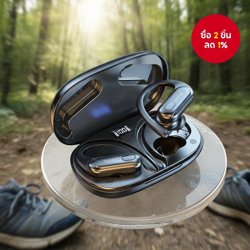 หูฟังบลูทูธ Lenovo XT60 5.3 หูฟังไร้สายแบบสัมผัสพร้อมไมโครโฟน ตัดเสียงรบกวน กันน้ํา