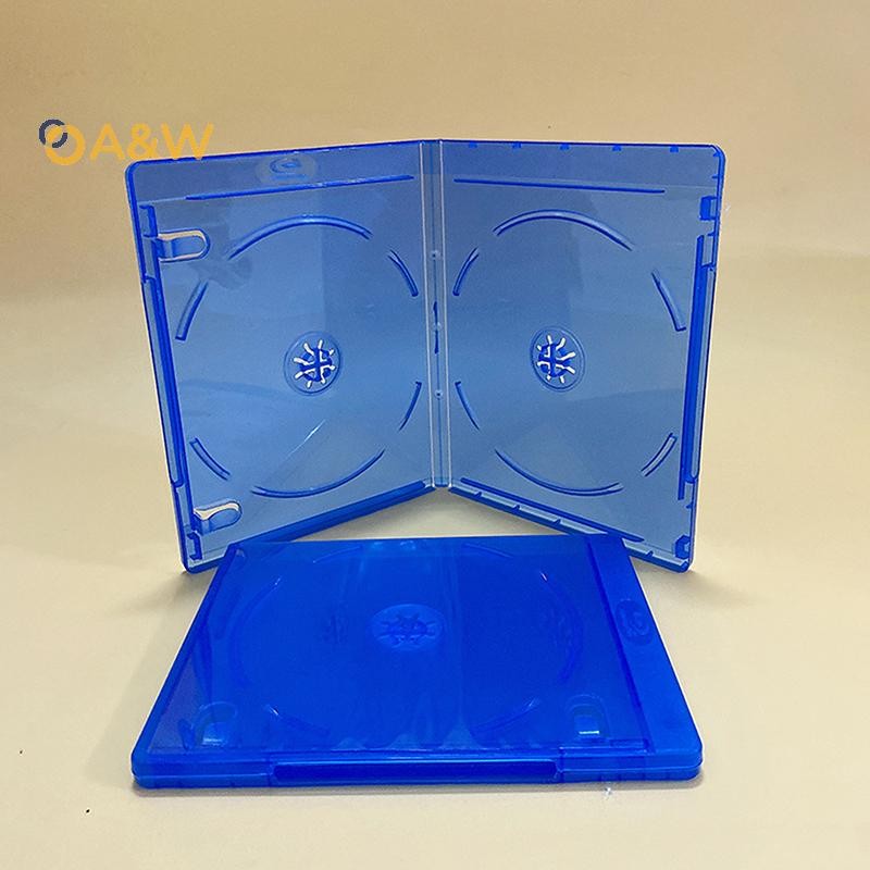 A&W 1PC CD Game Case Protective Boxpatible สําหรับ Ps5 / Ps4 Game Disk Holder Disk Case CD DVD Discs