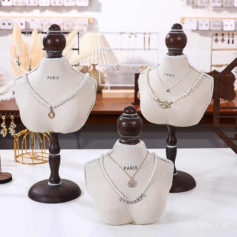 เครื่องประดับยืนรุ่นสร้อยคอภาพย้อนยุคเครื่องประดับยืนแสดงเครื่องประดับยืนแสดงอุปกรณ์ประกอบฉากจี้เคาน
