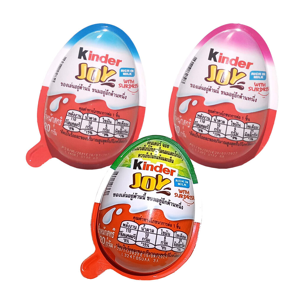 Kinder Joy ชุดไข่เซอร์ไพรส์ Natoons Chocolate Variant Kinder Joy Chocolate Surprise Egg Toy Snacks20