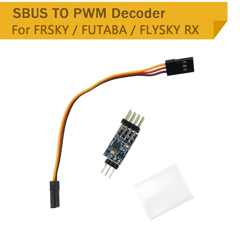 SBUS ถึง PWM ถอดรหัสสําหรับ Futaba FrSky X4RSB R-XSR RX4R XM + XSR R9MM ตัวรับสัญญาณ