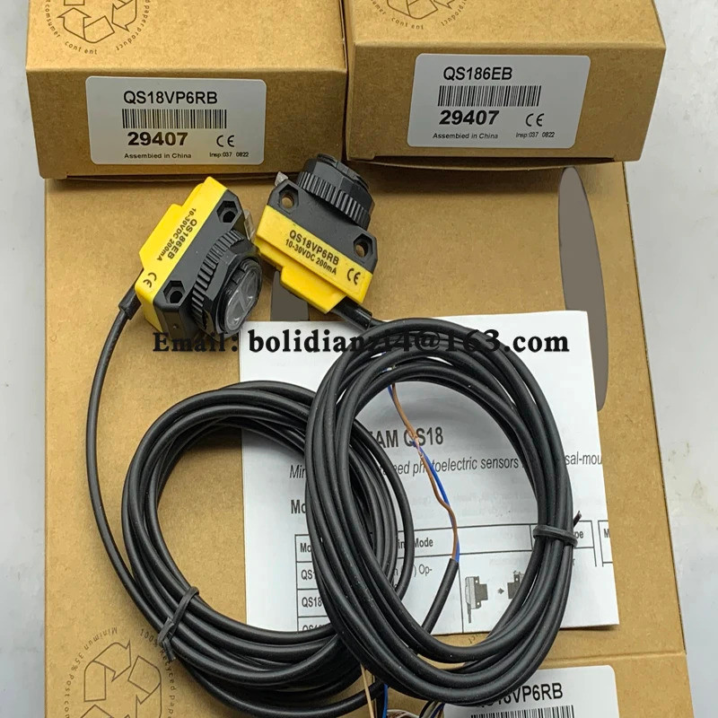 เซ็นเซอร์ใหม่สําหรับสวิตช์โฟโตอิเล็กทริค QS18VN6D QS18VP6D QS18VN6LP QS18VN6R + QS186E QS18VP6LP QS1