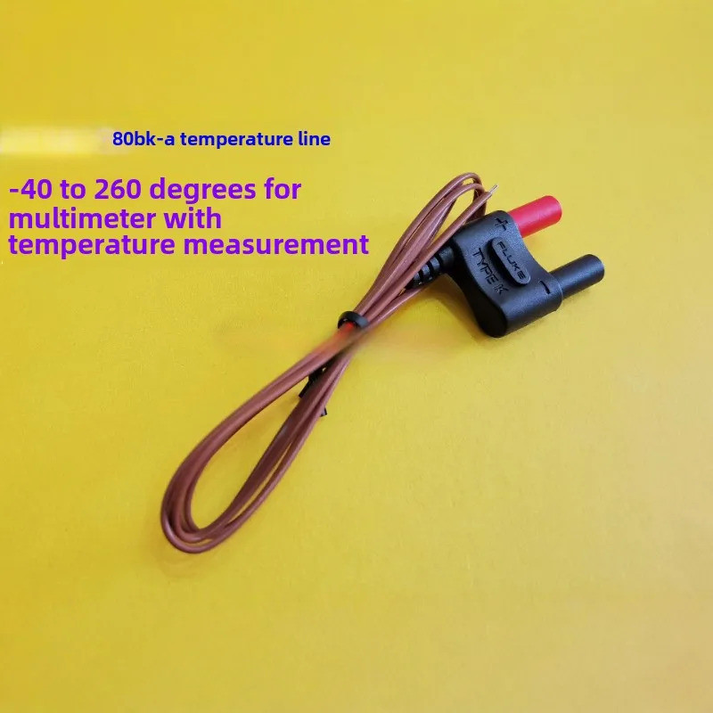 1 PC สําหรับ Fluke 17B + ลวดอุณหภูมิ 87V179 Thermocouple FLUKE 80BK-A อุณหภูมิลวด Test Probe