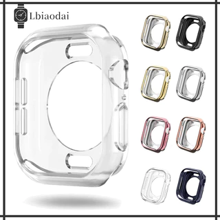 TPU กรณีปกอ่อน for Apple Watch Series 11 10 46 มม. 42 มม ซิลิโคนโดยไม่มีฟิล์มป้องกันหน้าจอ อุปกรณ์เสริมกันชน