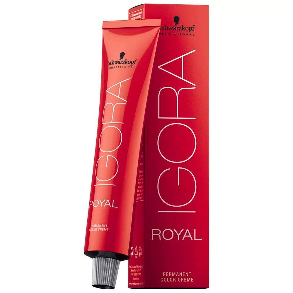 Schwarzkopf Professional Igora Royal ครีมสีถาวร 1-0 สีดํา 60 กรัม