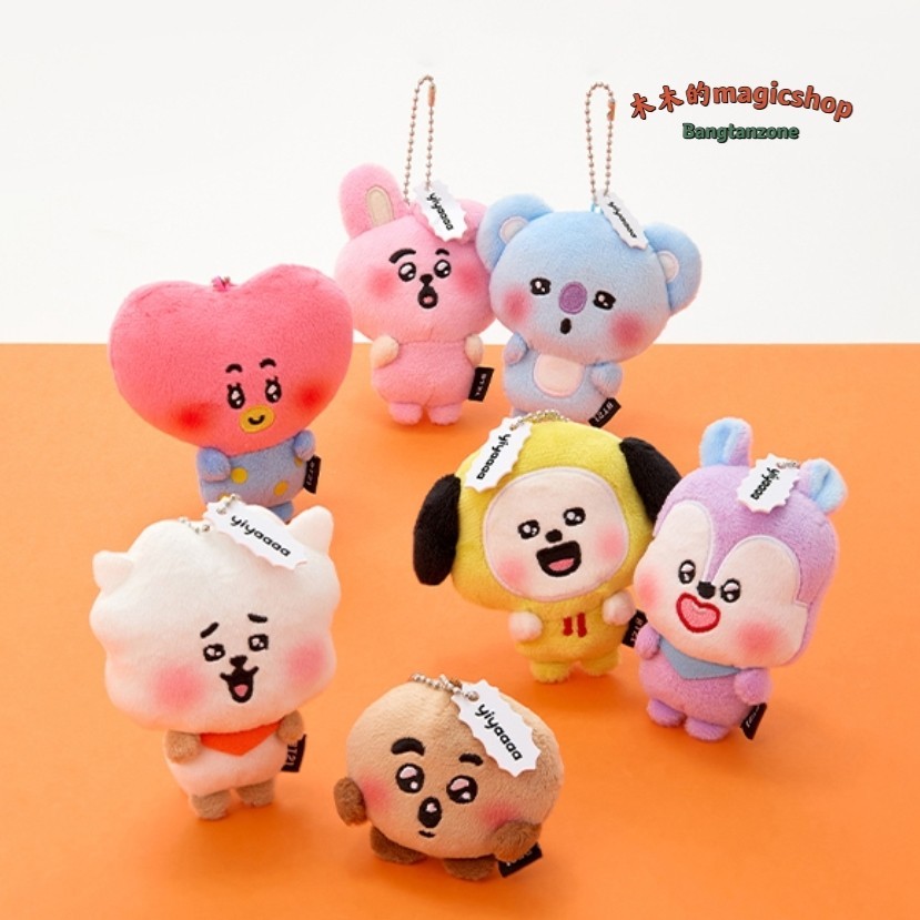 BTS BTS BTS BT21 Mood Diary Doll Bag Pendant พวงกุญแจตุ๊กตา