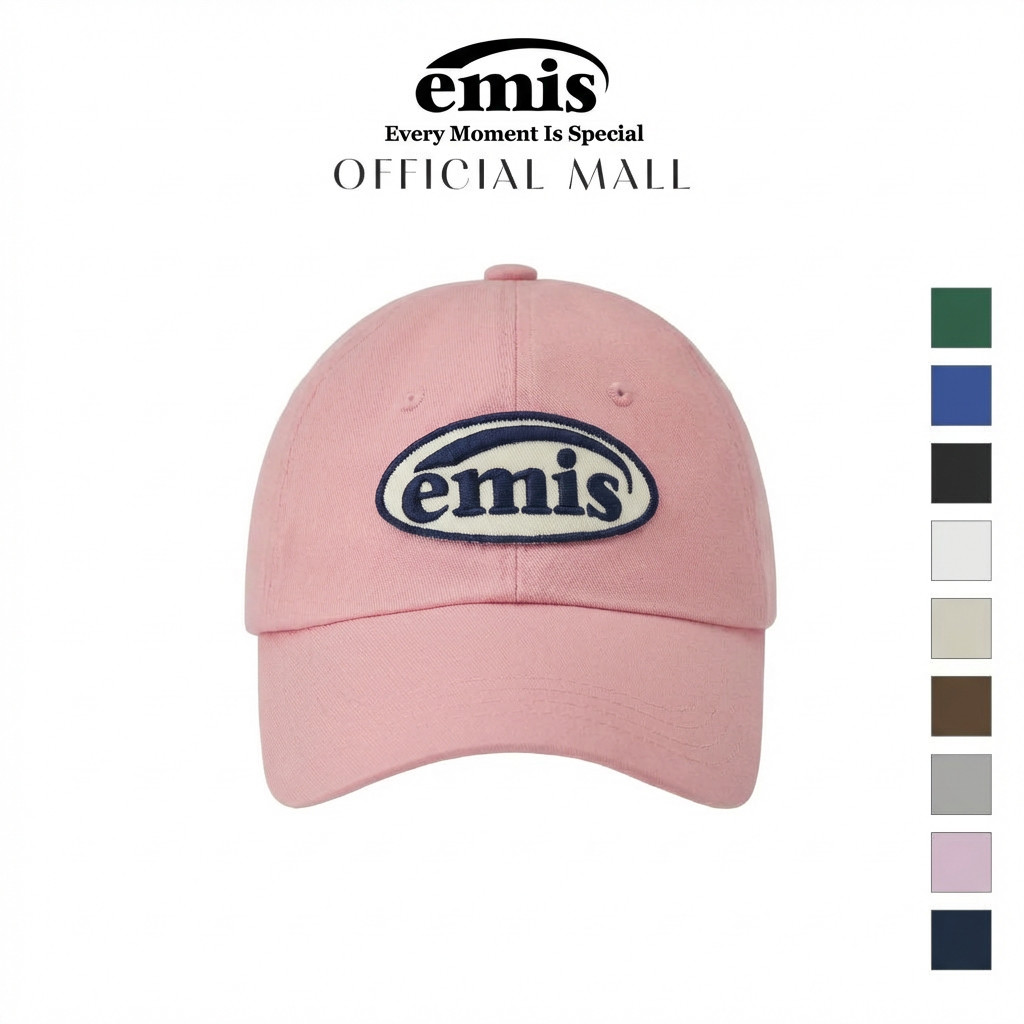 【ลด 50%】[Ready Stock] EMIS Korea Soft Top Baseball Cap หมวก emis ทรงเบสบอล เกาหลี หมวกแก๊ปทรงนุ่ม BB Pin Hair Accessories Korean Style Ins Hot Item Star Same Style