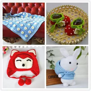 ไหมพรมคอตตอนนม น้ำหนัก 50กรัม / 5Ply Milk cotton yarn สำหรับสร้างรูปแบบเสื้อผ้าที่สวยงาม MOONUP SHOP