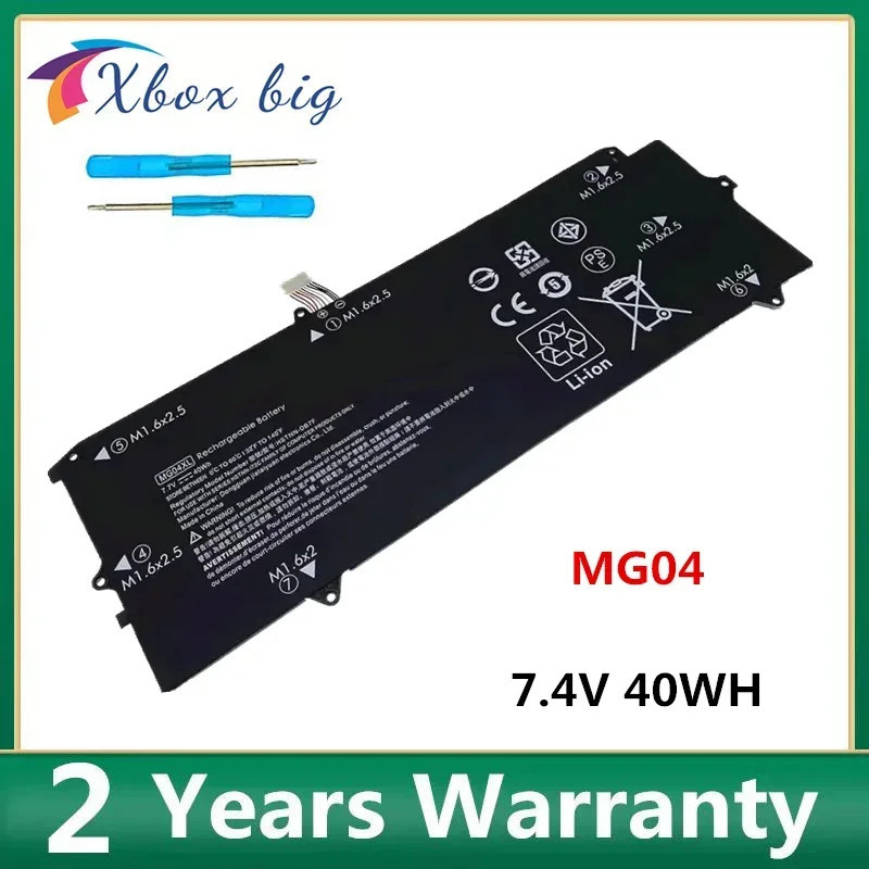 MG04XL MG04 7.4V 40WH แบตเตอรี่แล็ปท็อปสําหรับ HP Elite X2 1012 G1 MG04 812060-2B1 812060-2C1 812205