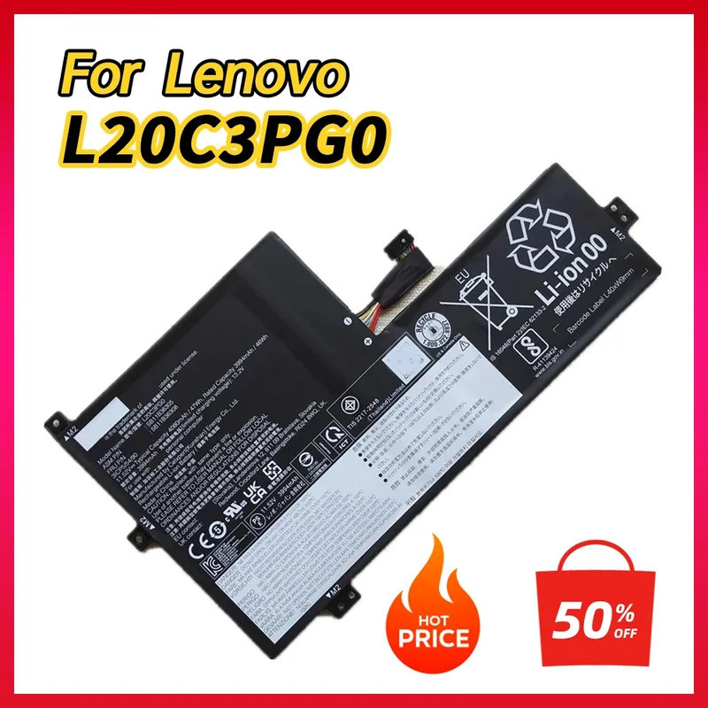 100% ใหม่ L20C3PG0 L20D3PG2 L20M3PG3 แบตเตอรี่แล็ปท็อปสําหรับ Lenovo 100E 300E 500E Chromebook GEN 3