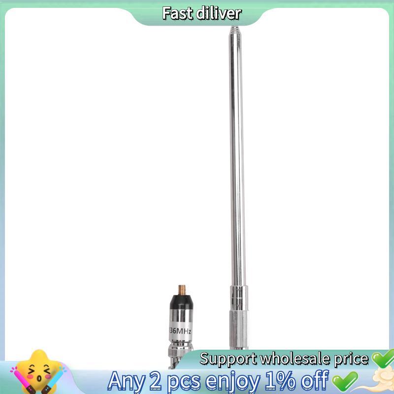 118-136MHZ BNC Telescopic Antenna กําไรสูง Airband เสาอากาศสําหรับ TH-28A TH-48A TH-78A ความถี่การบิ