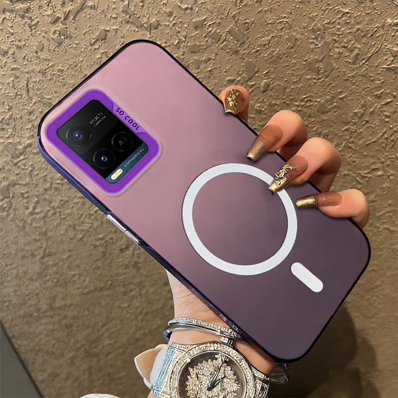 PBZZ สําหรับ VIVO Y21 Y21S Y21A Y21t Y33T Y33s Y21G ฝาครอบโทรศัพท์ความวิตกกังวล Softcase ซิลิโคนกันกระแทกออกแบบใหม่ความงามคนรักแมวน่ารักสําหรับสาว DSCYGT3