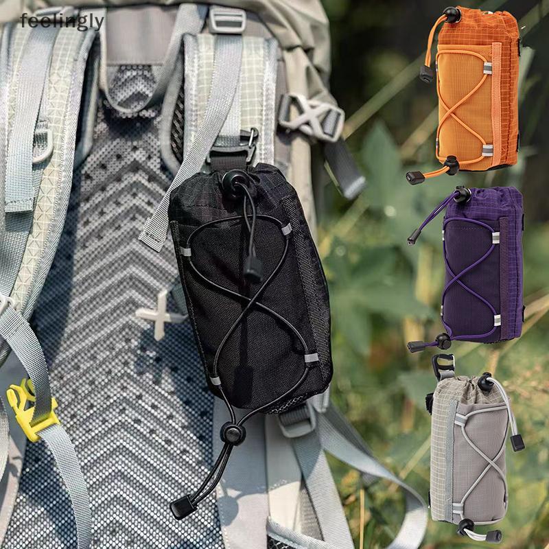[S&H] Camping Travel Kettle Bag Outdoor Sports Bapa Arm Bag Mobile Phone Hanging Bag Hiking Water Bottle Storage Pouch ขยาย {TH}