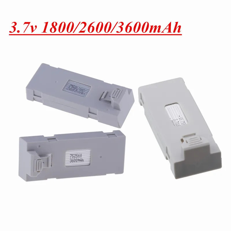 3.7V 1800mAh 2600mAh 3600mAh 5000mAh แบตเตอรี่สําหรับ E88 E88PRO E99 E99PRO Ls-E525 E525 PRO Mini Ua