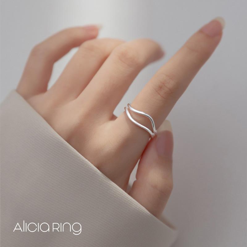 Alicia Ring แหวนเงินแท้ S925 [MERCELO]