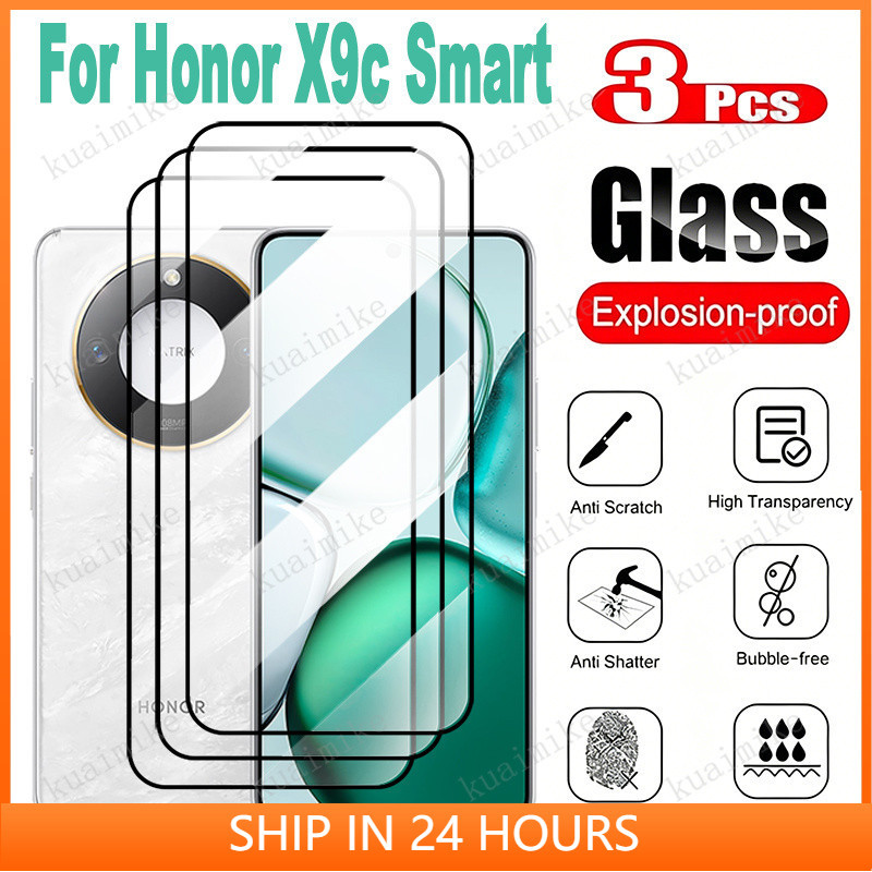 1-3 ชิ้นกระจกนิรภัยป้องกันฟิล์มสําหรับ Honor X9C สมาร์ท X8C X7C X6C X5C X5d X5b Plus X6d X7d X8d X9d