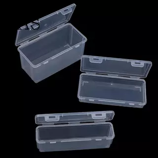 [EA] 1PC Storage Organizer กล่องขนาดใหญ่ความจุกล่องดินสอพลาสติก Staable โปร่งแสงกล่องปากกาใสอุปกรณ์สํานักงาน TH