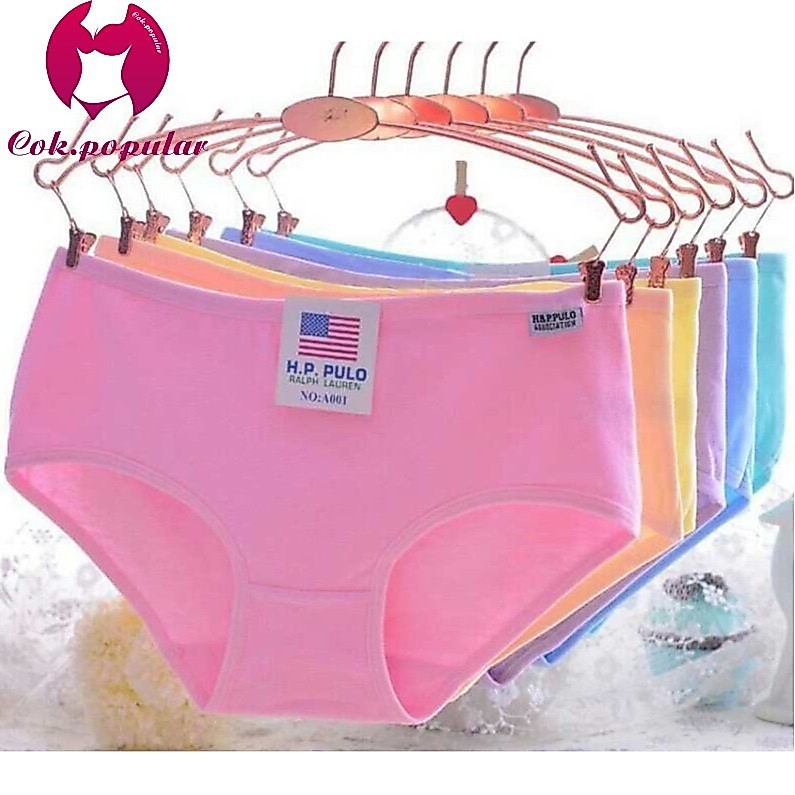 #002 12สี ส่งออกเร็ว1-2วัน🔥🔥กางเกงในผู้ใหญ่ผ้าคอตตอน100% ผ้านิ่มมากใส่สบาย N COK