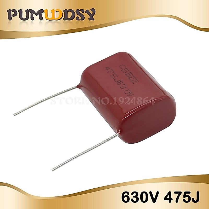4.7UF 5PCS Pitch 630V475J 30MM 630V 475K CBB ตัวเก็บประจุฟิล์มโพรพิลีน pxb6