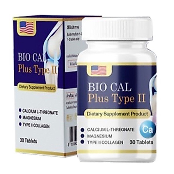 Bio Cal แคลเซียม พลัส คอลลาเจน ไทพ์ทู (30แคปซูล) Calcium Plus collagen Type ll