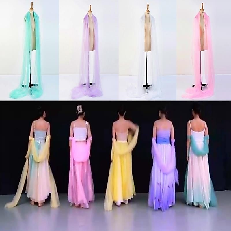 Dance Gauze Shawl Fairy Soft Elegant Shawl Hanfu Accessories 1.6 * 4m