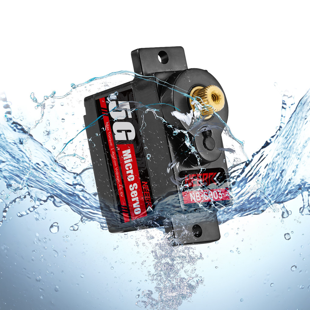 5G ฟันโลหะเกียร์พวงมาลัยดิจิตอล RC 1/24 1/28 K989 K969 Mini Q เครื่องบิน Fixed Wing Robot