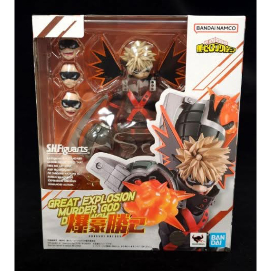 แนะนําอย่างยิ่งคลังสินค้าพร้อมใหม่ล่าสุด Bandai Bandai เวอร์ชั่นฮ่องกง My Hero Academia SHF Bakugo K