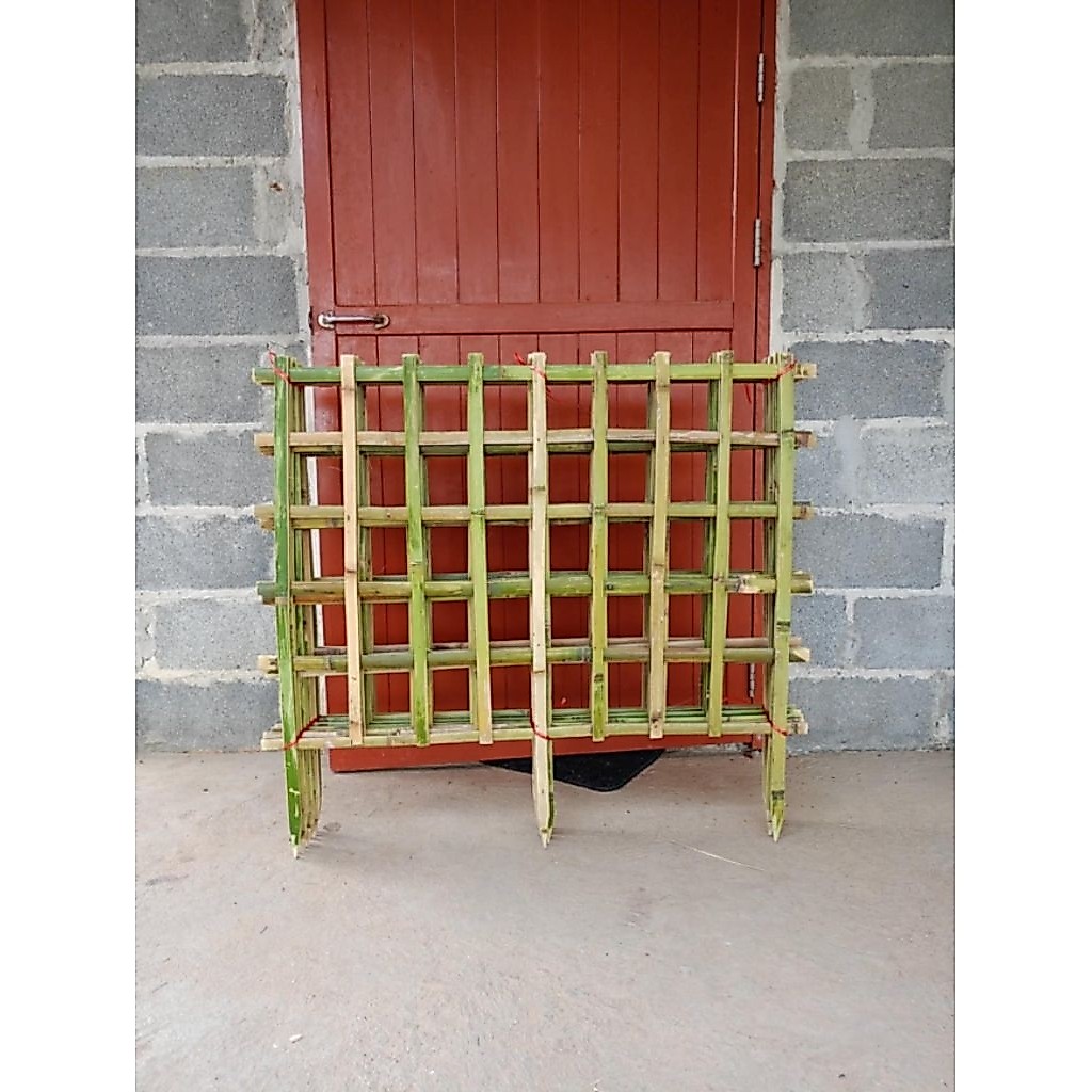 รั้วไม้ไผ่​ ขนาด100×100cm.