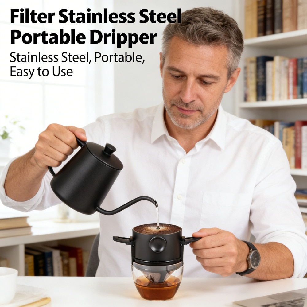 Portable Cone V60 Coffee Dripper F-402 Coffee Filter