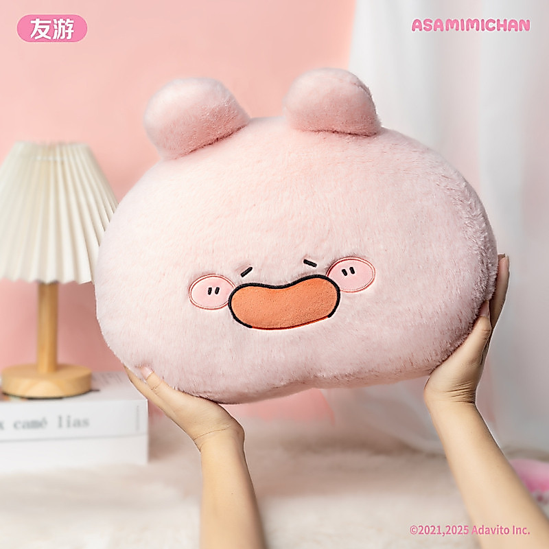 ของแท้ อาซามีมี่ มีมี่ หมอนตุ๊กตากระต่ายน่ารักตุ๊กตาตุ๊กตารักษาสัตว์เลี้ยงน่ารักของเล่นสาวนุ่มที่มาพร้อมกับของขวัญวันเกิดสร้างสรรค เพื่อนกอดยามนอน กระต่ายสีชมพู ASAMIMICHAN ขนนุ่มละมุน ปลอบประโลมใจด้วยความนุ่มนวลและสีหวาน