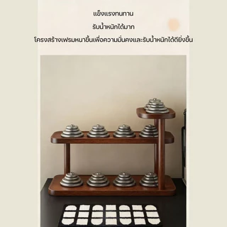COD ที่วางแก้ว 3 ชั้น 30/40/50cm ไม้ไผ่กันความชื้น ประหยัดพื้นที่ แข็งแรงทนทาน ที่วางแก้วกาแฟ ที่วางถ้วยชา