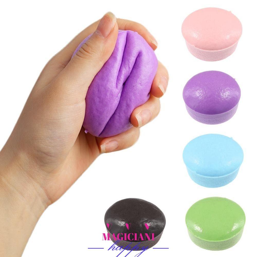 MAGICIAN1MB Decompression ตุ๊กตา, ความเครียด Release Plushie ของเล่นบีบ, Kawaii น่ารักช้า Rebound เค้กรูปร่าง Release ความวิตกกังวลของเล่น