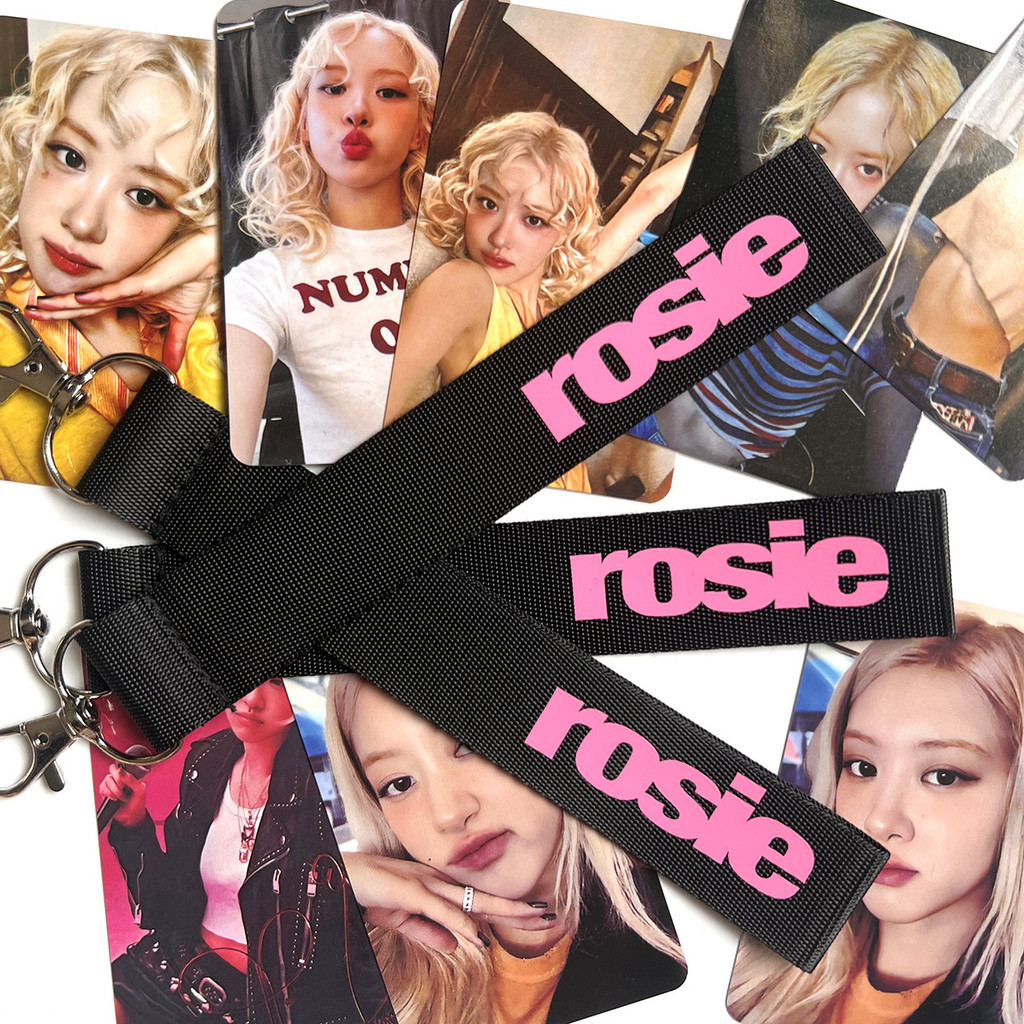 R ROSIE Merchanded สายโทรศัพท์มือถือ Park Chae Young ROSE SOLO2 พวงกุญแจจี้
