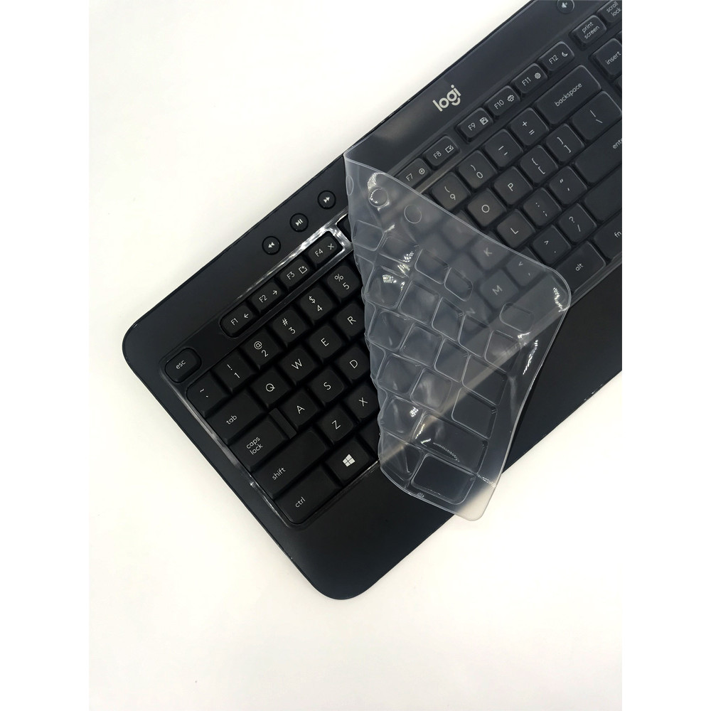 Shengpai Logitech Logitech MK540 คีย์บอร์ดฟิล์มป้องกัน K650 K540 ซิลิโคน TPU เดสก์ท็อป MK545 ฝาครอบป