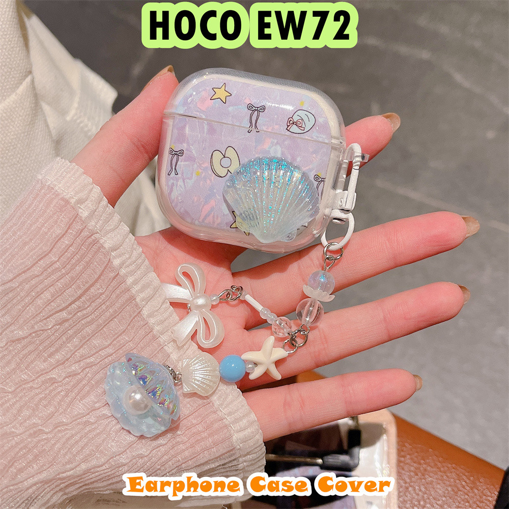 คุณภาพสูงสําหรับ HOCO EW72 Case Casing Soft Silicone Headphone Case DIY Innovation Cartoon