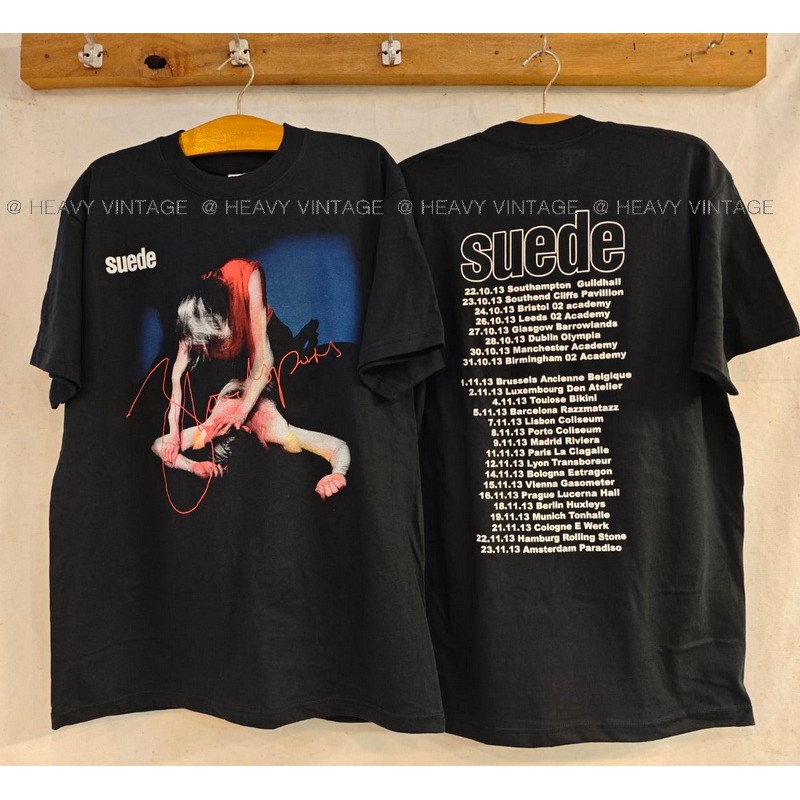 suede EURO TOUR 2013 Vintage Deadstock 2000s เสื้อวินเทจ เสื้อทัวร์ วงร๊อค heavy vintage shirt – โปรปัง