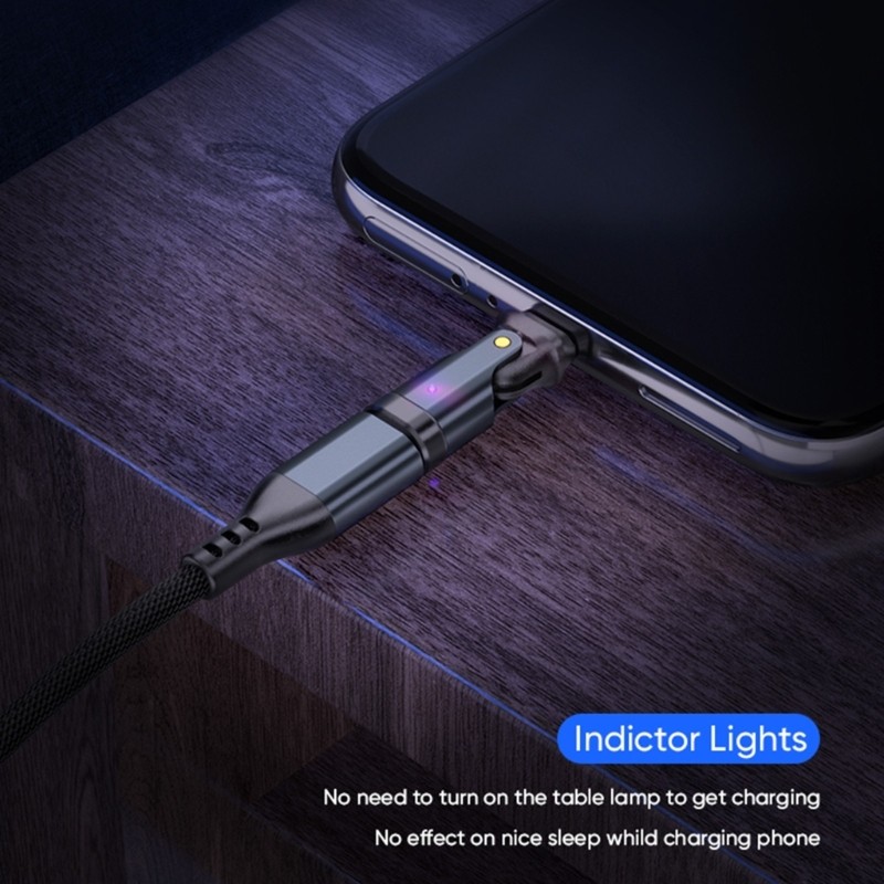 มูน 180°Rotation USB C อะแดปเตอร์ชาร์จ 240W Power Delivery 5AFast CHARGING 480Mbps Transfer สําหรับอ