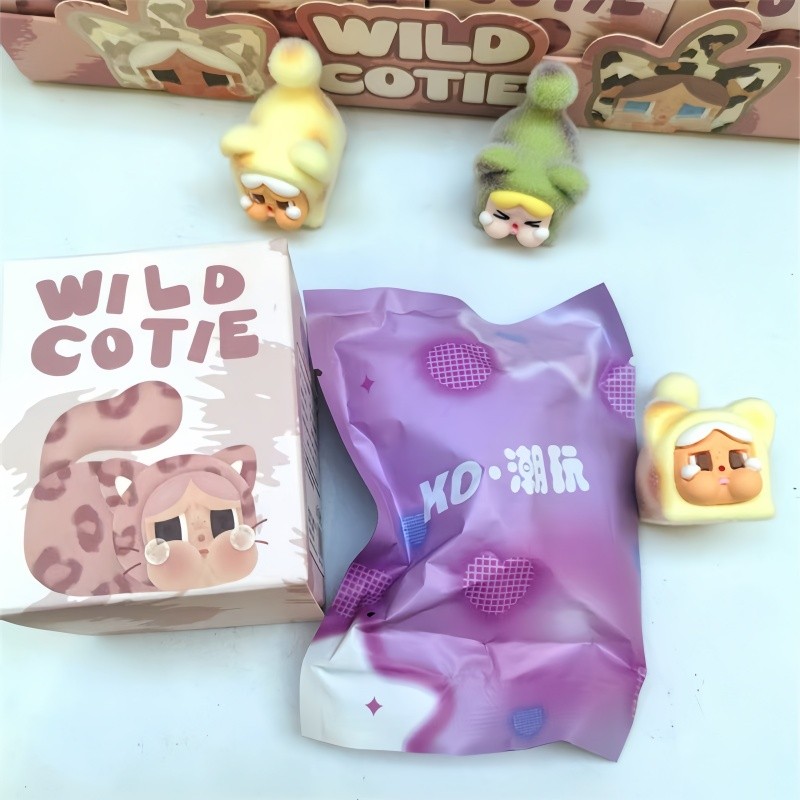 1 boxมี 12 ตัว กล่องสุ่ม CRY Wild Cutie จิ๋ว คายขนกำมะหยี่ โมเดลคาย เจ้าแมวเหมียวน่ารักมาก ของขวัญ เบบี้ทรี ตุ๊กตาตัวฮิต - รูปที่ 3