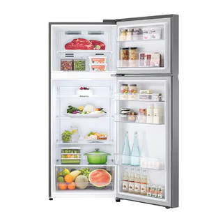LG ตู้เย็น 2 ประตู 14 คิว Inverter (สีกราไฟต์เข้ม) รุ่น GN-D382PQMB.ADSPLMT