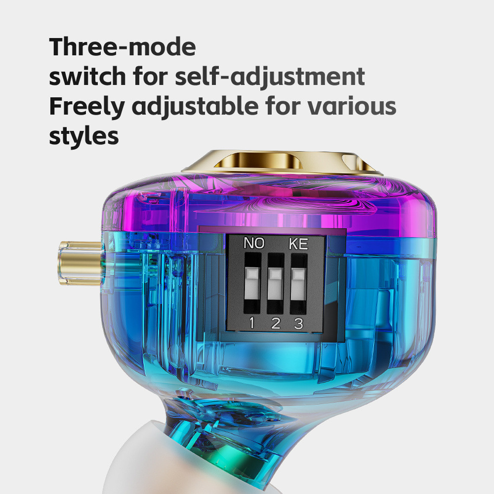 Premium Selection#QKZ AK6 Lucky Subwoofer HIFI Headset Detachable Earphones Three-speed tuning Sport