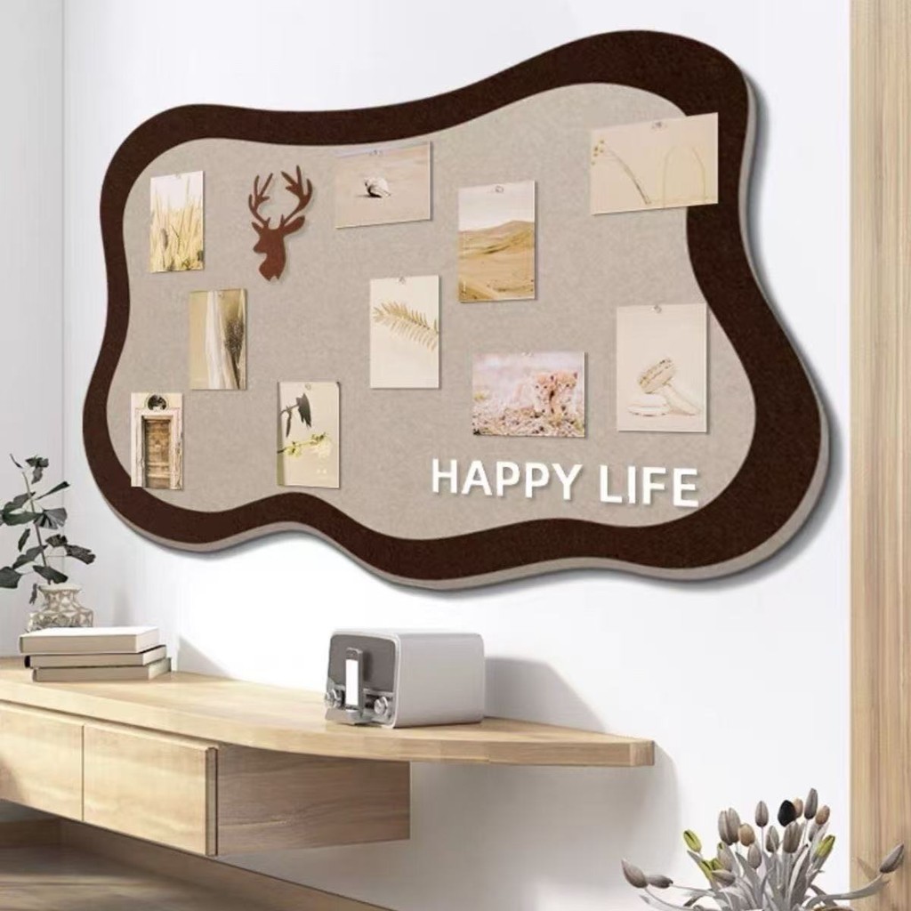 กระดานป้ายผนังสำหรับห้องนอนและนั่งเล่น ออกแบบพร้อมภาพพิมพ์เฉพาะ KM3