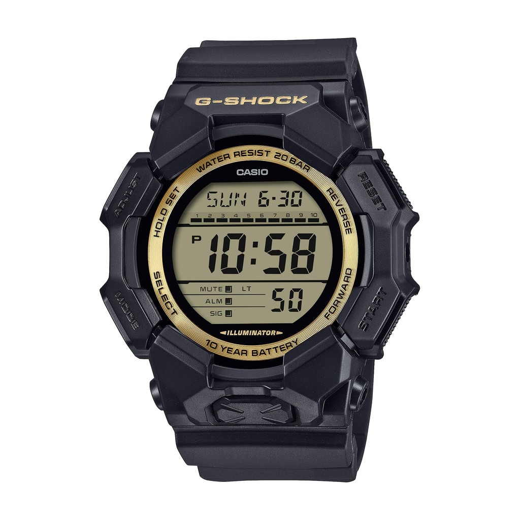 Casio G-Shock Watch Long Life Battery Eco-Friendly Materials Used GD-010GB-1A9JF   × Gold