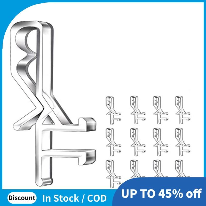 1-7/8 นิ้วซ่อนช่อง Valance คลิปพลาสติกใส Valance คลิปช่องใส Valance คลิปสําหรับ Valance พร้อม A Groo