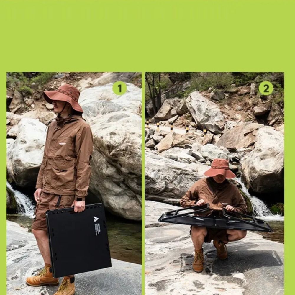 โต๊ะพับสีดำ EllieJam พกพาสะดวก สำหรับบ้านและแคมปิ้ง - รูปที่ 7