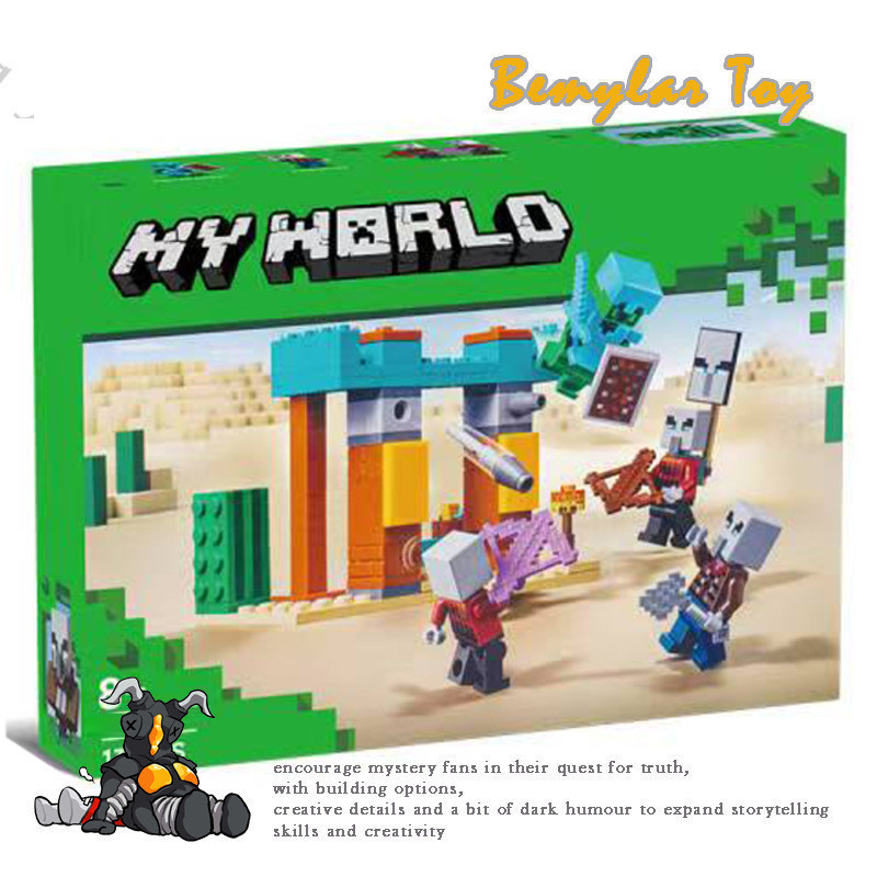 Bemular Hobby BM1X เข้ากันได้กับ Minecraft 21267 The Illager Desert Patrol Building blocks EQ1